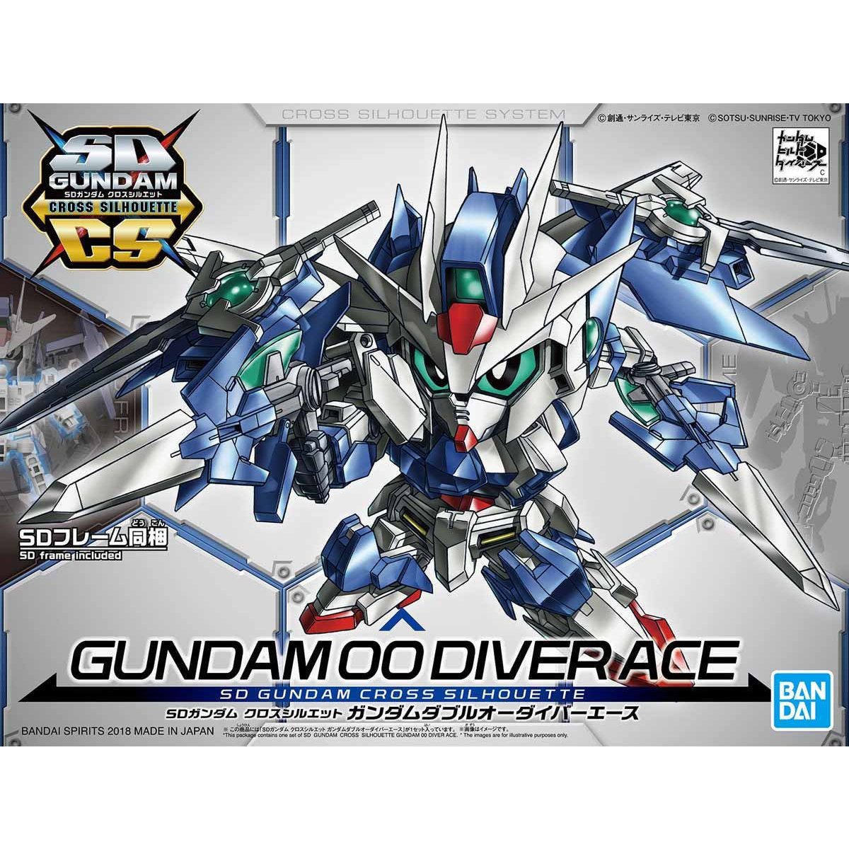 SD Gundam Cross Silhouette Gundam 00 Diver Ace