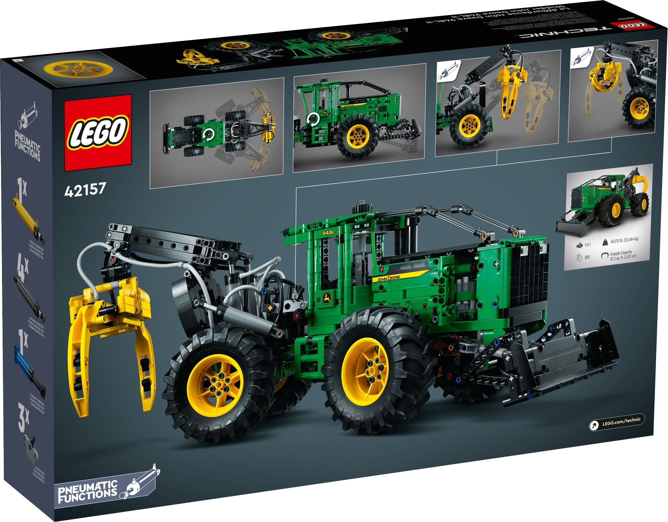 LEGO 42157 John Deere 948L II Skidder