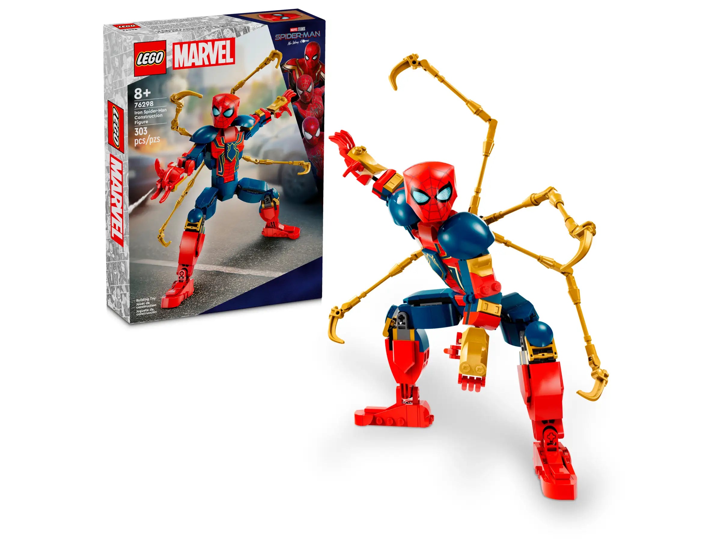 LEGO 76298 Iron Spider-Man Construction Figure