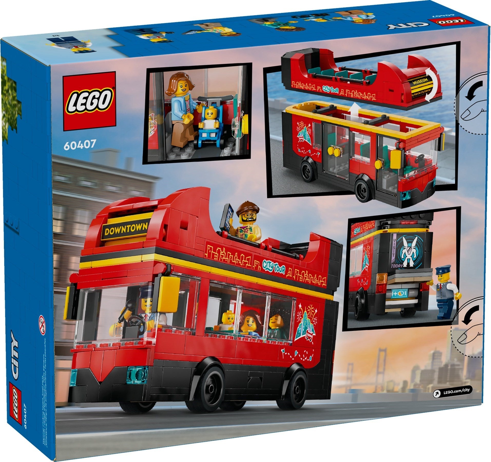 LEGO 60407 Double-Decker Sightseeing Bus