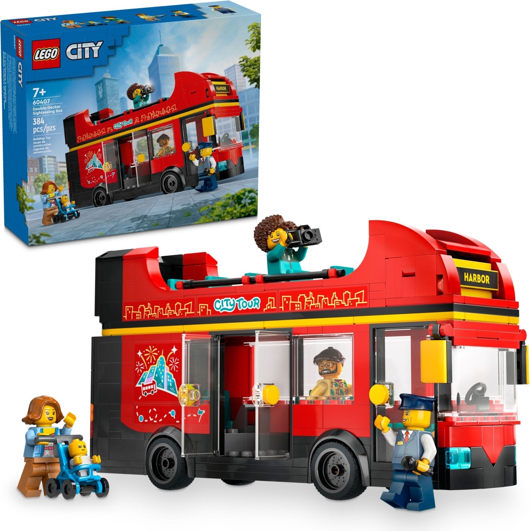 LEGO 60407 Double-Decker Sightseeing Bus