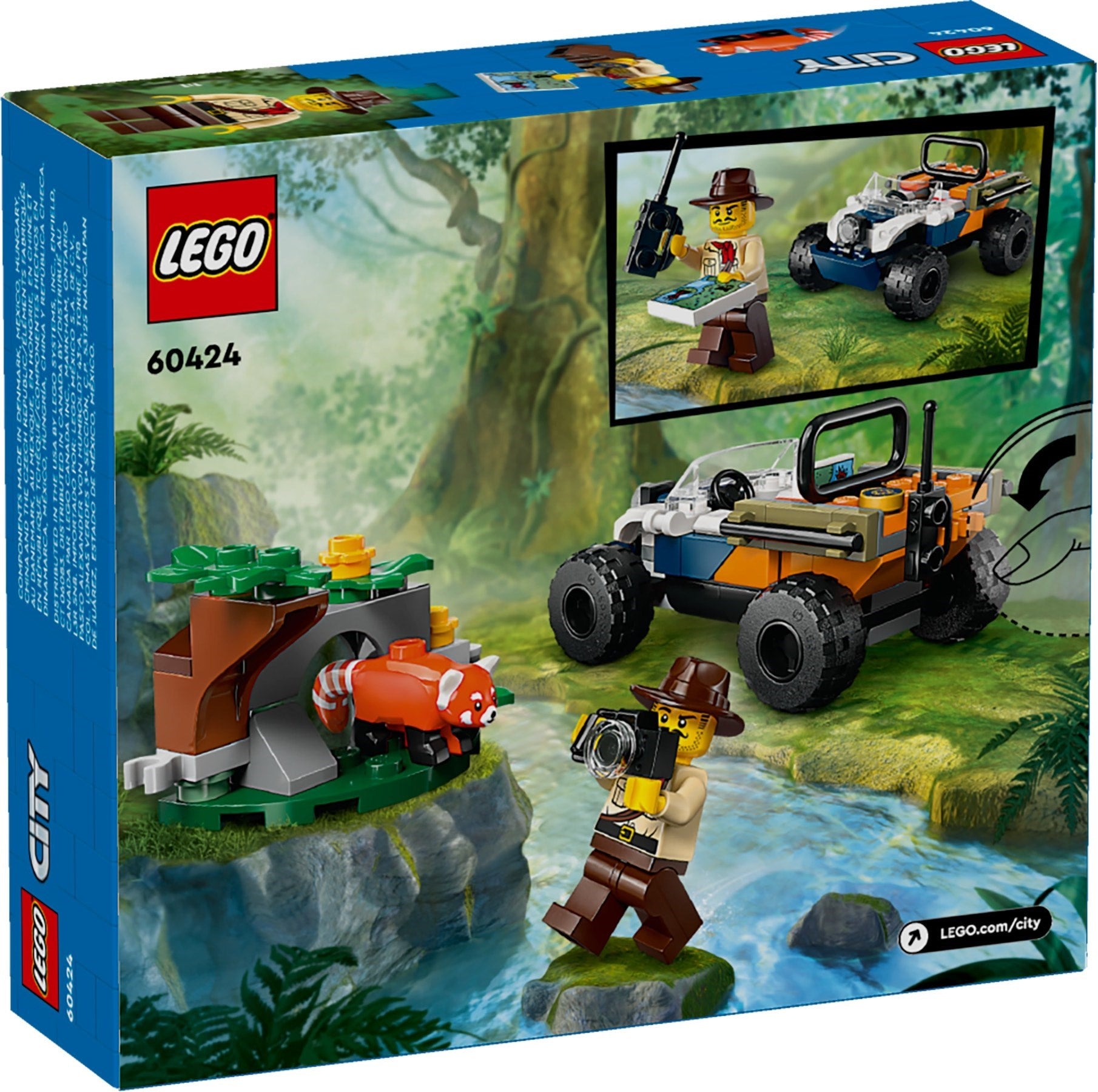 LEGO 60424 Jungle Explorer ATV Red Panda Mission