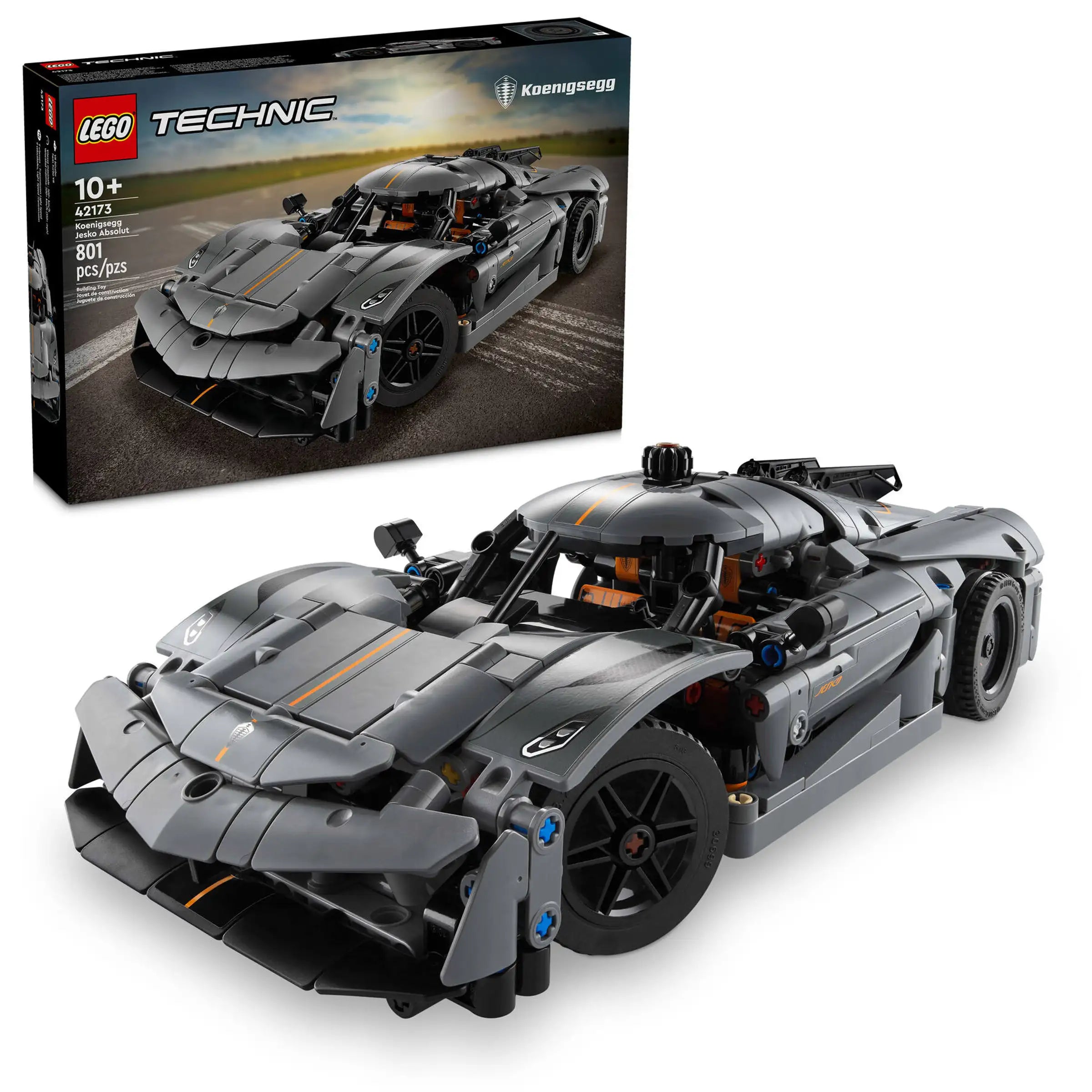 LEGO 42173 Koenigsegg Jesko Absolut Grey Hypercar