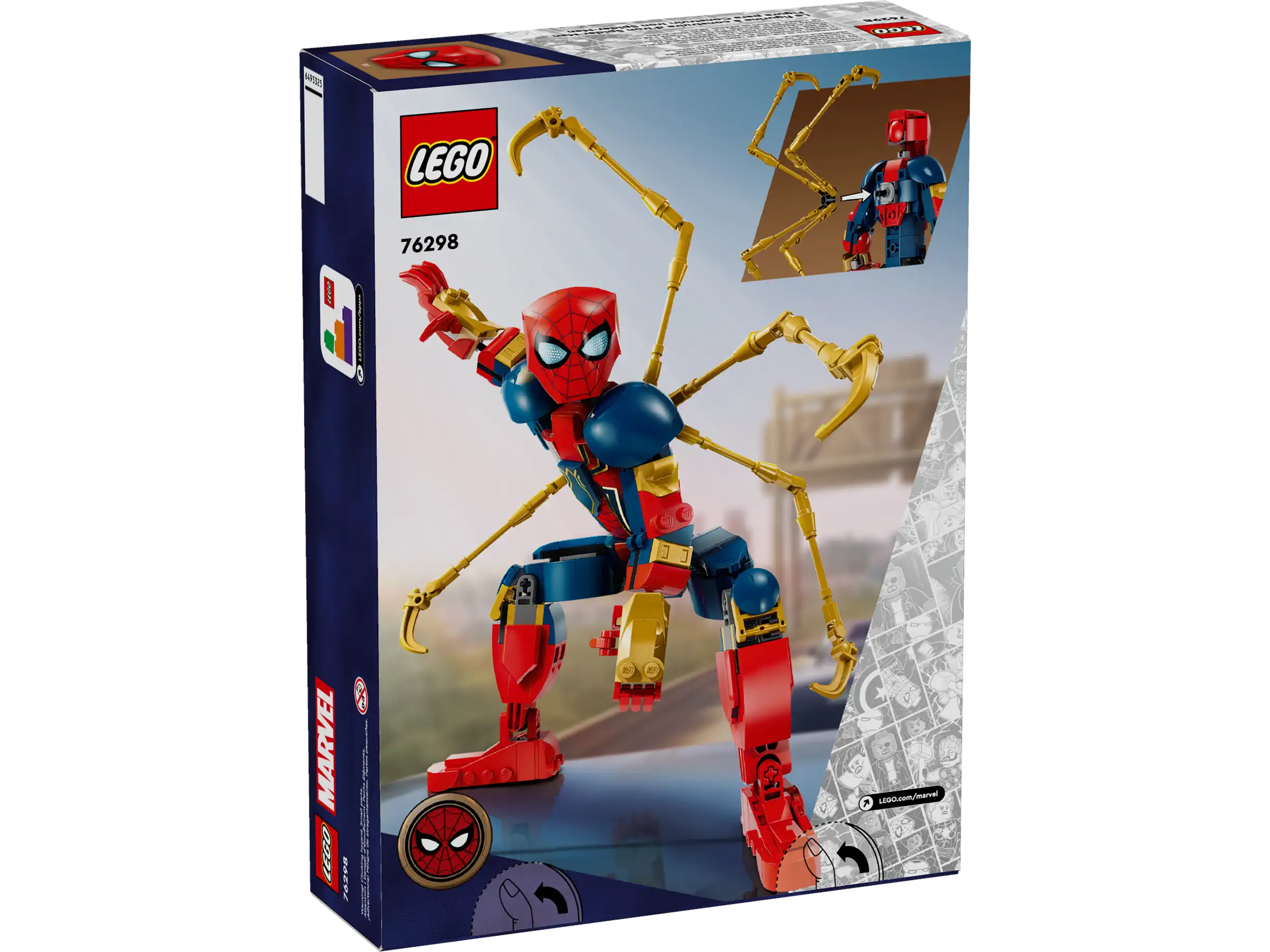 LEGO 76298 Iron Spider-Man Construction Figure